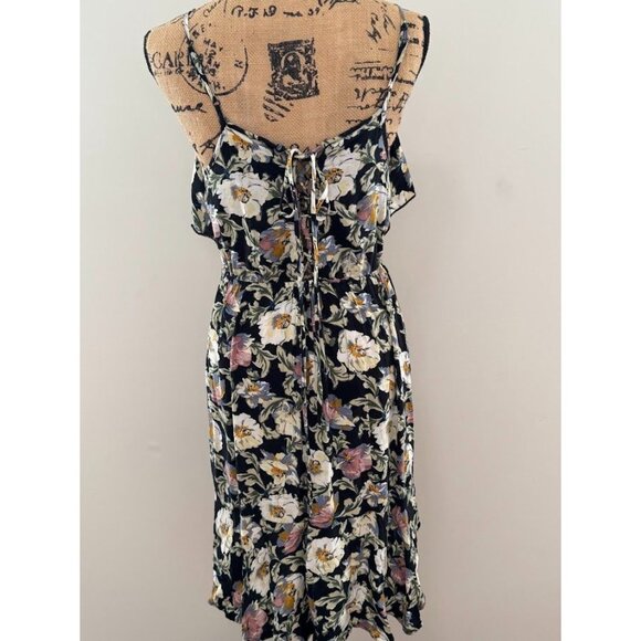 Black Floral Dress, Xhilaration, Small - Picture 7 of 11